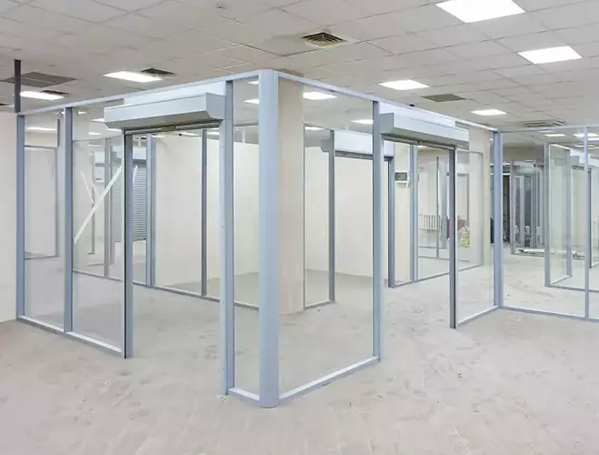 screenshot-5 Стеклянная алюминиевая перегородка