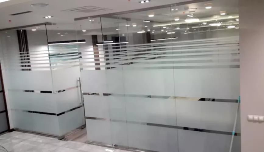 Screenshot_6 Стеклянная перегородка в матовую полоску