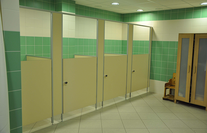 Сантехнические перегородки для детских садов