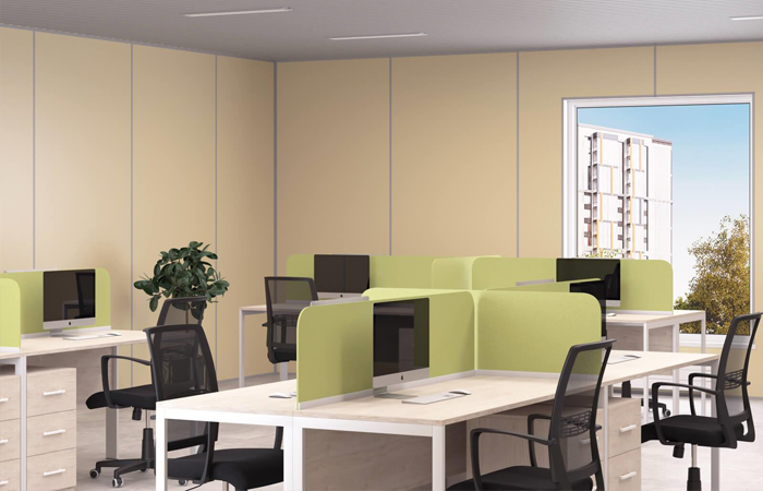 Бежевые стеновые панели