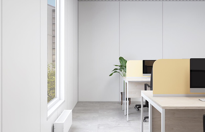 Белые  стеновые  панели