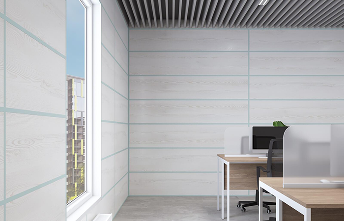 Белые  стеновые  панели