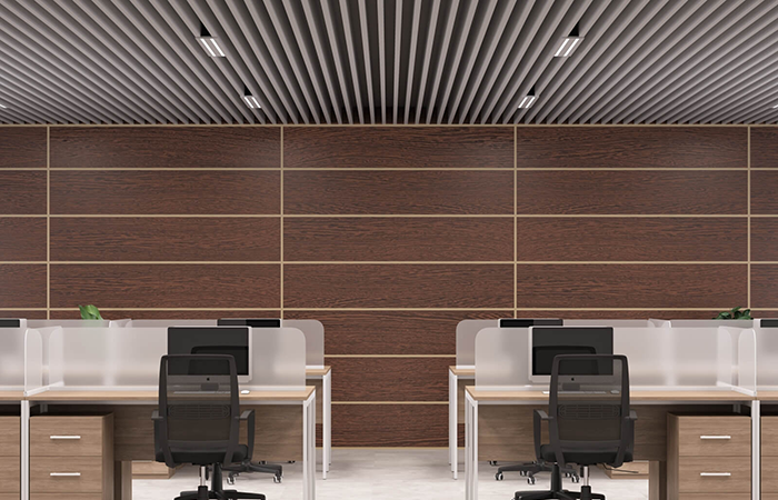 Коричневые стеновые панели