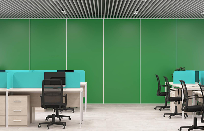 Зеленые стеновые панели