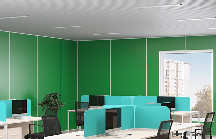 Зеленые стеновые панели