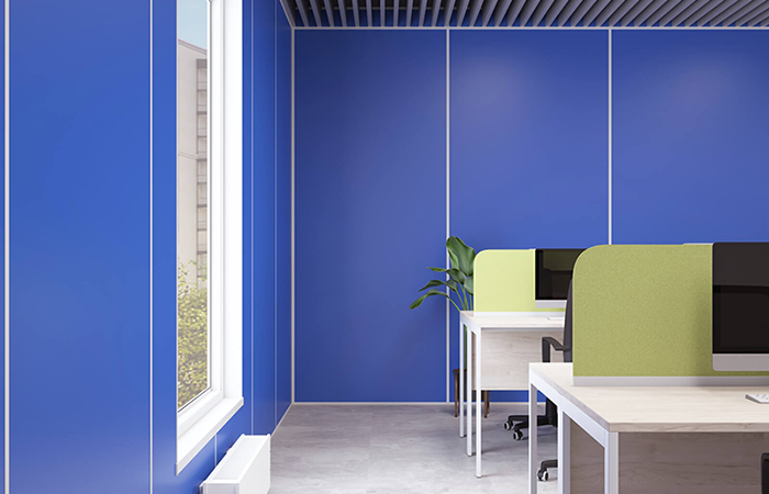 Однотонные стеновые панели