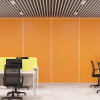 Оранжевые стеновые панели