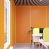 Оранжевые стеновые панели