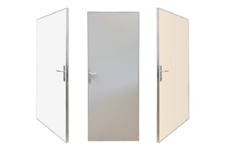 swing-office-doors-0009 Глухая дверь: полотно в алюминиевой рамке